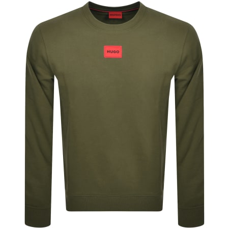 HUGO Dem Sweatshirt GreenHUGO Dem Sweatshirt Green Male Small
